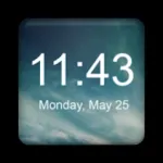 Digital Clock Widget Icon