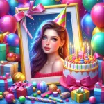 Birthday Photo Frames Icon