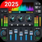 Music Player With Equalizer Icon