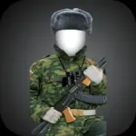 Modern soldier-RU photomontage Icon