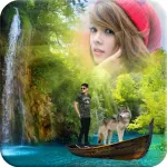 Waterfall Photo Frame Icon