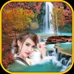 Waterfall Photo Frames montage Icon