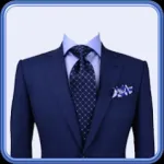 Formal Men Photo Suit Icon