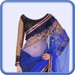 Women Saree Photo Suit Icon