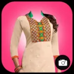 Woman Salwar Suit Photo Maker Icon