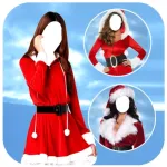 Christmas Women Photo Suit Icon