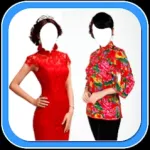 Chinese Women Photo Suit Icon