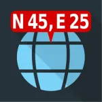 Map Coordinates Icon