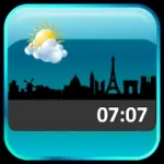 Metro Clock & Weather Icon