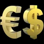 USA and Euro Coins Icon