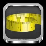 Tape measure: cm, inch Icon