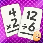Multiplication and Division Math Flashcard Match Games for Kids in 2nd and 3rd Grade Icon