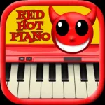 A Red Hot Piano - Play Music Icon