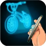 Hologram BMX 3D Simulator Icon