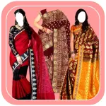 Women Indian Marriage Sarees Icon