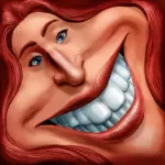 Caricature Hyper Face Morph from photos, camera shots or Facebook Icon