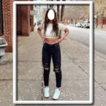 Women Jeans Photo Changer Icon