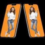 Cell Phone Photo Montage Icon