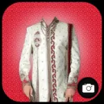 Sherwani Suit Photo Camera Icon