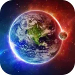 Galaxy Space Wallpapers & Backgrounds - Custom Home Screen Maker with HD Pictures of Astronomy & Planet Icon