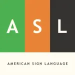ASL American Sign Language Icon