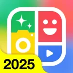 Photo Collage Video Grid Maker Icon