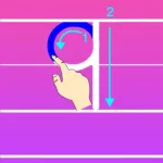 Trace Letter Level 9 - Number Icon