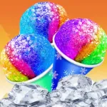Snow Cone Maker Frozen Summer Fun Treat Free Games Icon