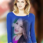 Girl T Shirt Photo Frame Icon