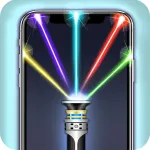 Laser 100 Beams Funny Joke Icon