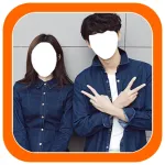 Couple Lovely Photo Suit Icon