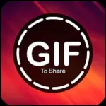 Gif to share Icon