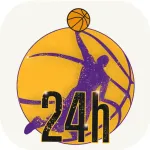Los Angeles Basketball 24h Icon