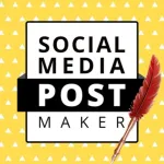 Social Media Post Maker Icon