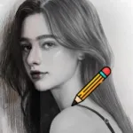 Sketch Photo Maker Icon