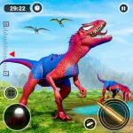 Wild Dino Hunting Shooting 3D Icon