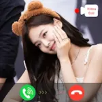 JENNIE BLACKPINK - Video Call Icon