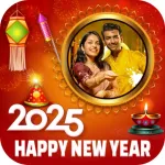 New Year Photo Frame 2025 Icon