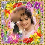 Lovely flower photo frame Icon