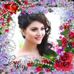 Lovely flower photo frame Icon