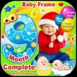 Baby Month Photo Frame Collage Icon