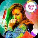 Holi Photo Editor App 2024 Icon