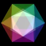 4D Polytopes & Tesseract Icon