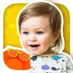 Kid Safe Flashcards Baby Touch Icon