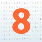 8 Code Words in a photo Icon