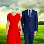 Couple Photo Suit Icon