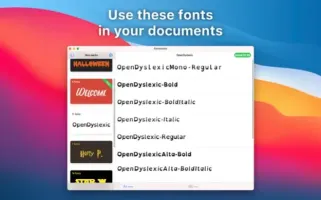 Font installer for word pages Icon