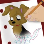 How To Draw Dogs and Puppies Icon