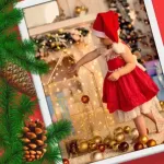 Christmas photo frames editor‪.‬ Icon