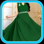 Women Gown Dress Photo Suit Icon